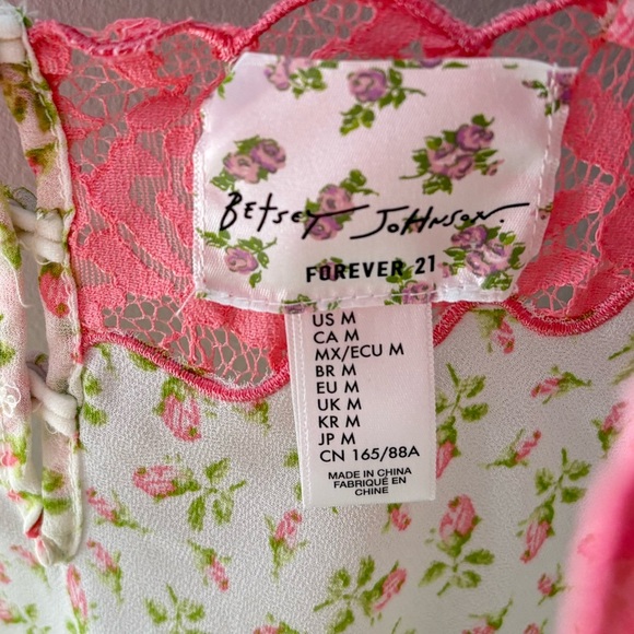 Betsey Johnson X Forever 21 Lingerie Mini Slip Dress - Picture 6 of 8